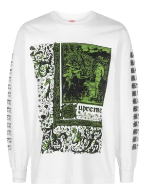 Supreme x SpongeBob x Castelli Racing ロングTシャツ | ホワイト