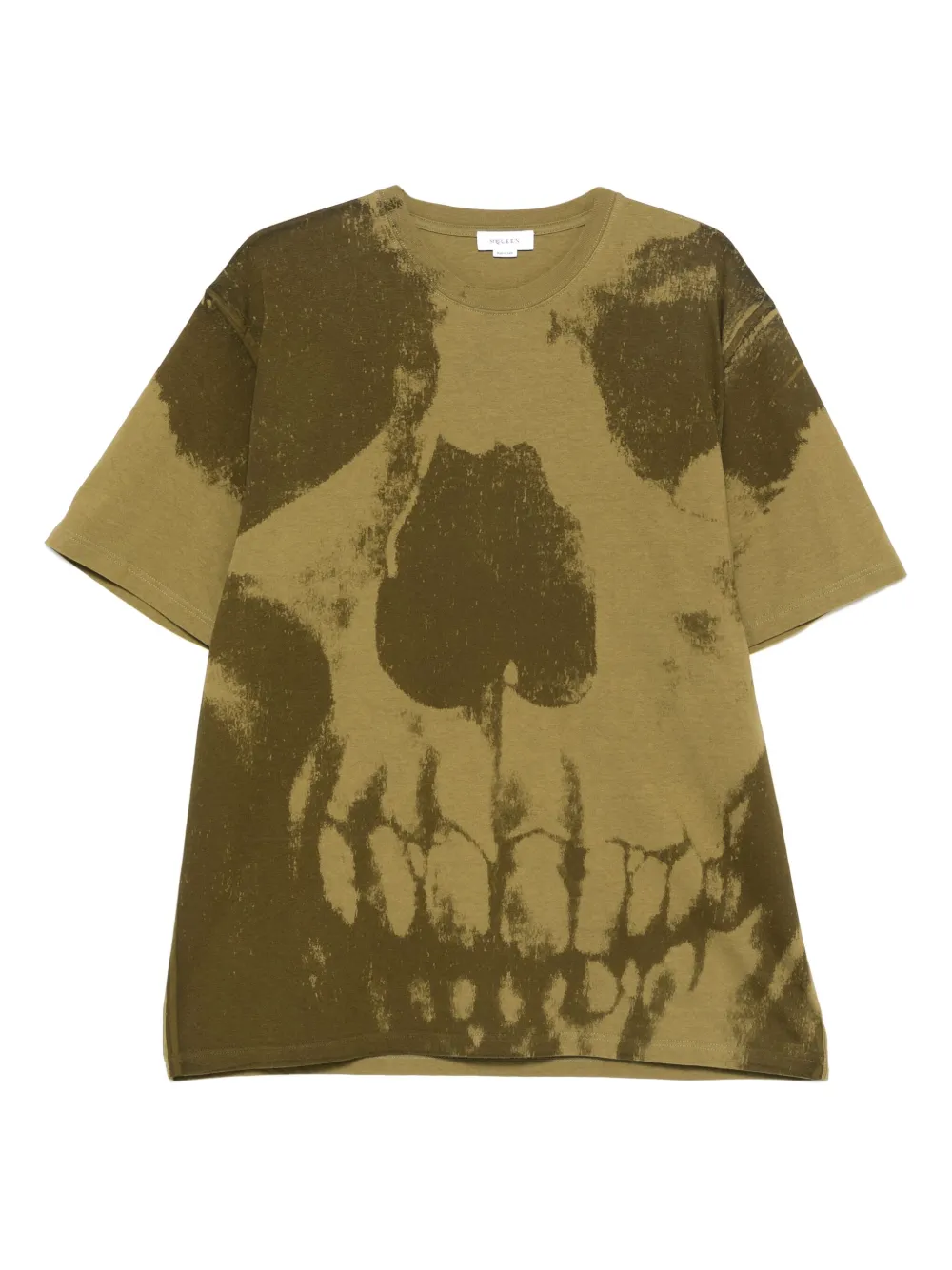Alexander McQueen skull-print T-shirt | Green | Image 1