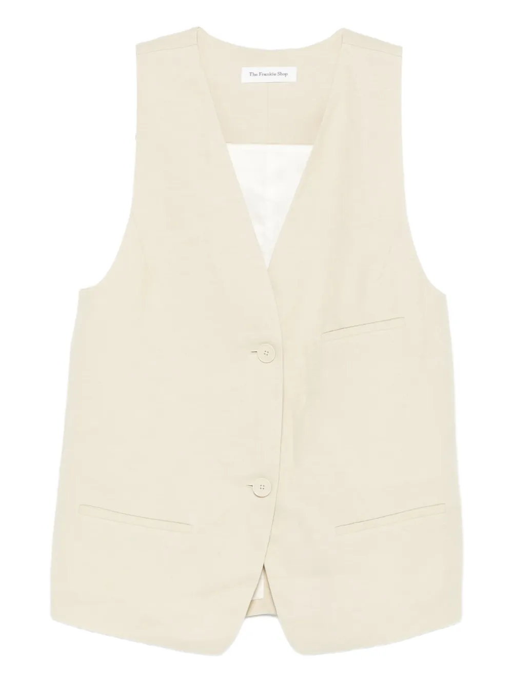 The Frankie Shop Melrose waistcoat | Neutrals | Image 1