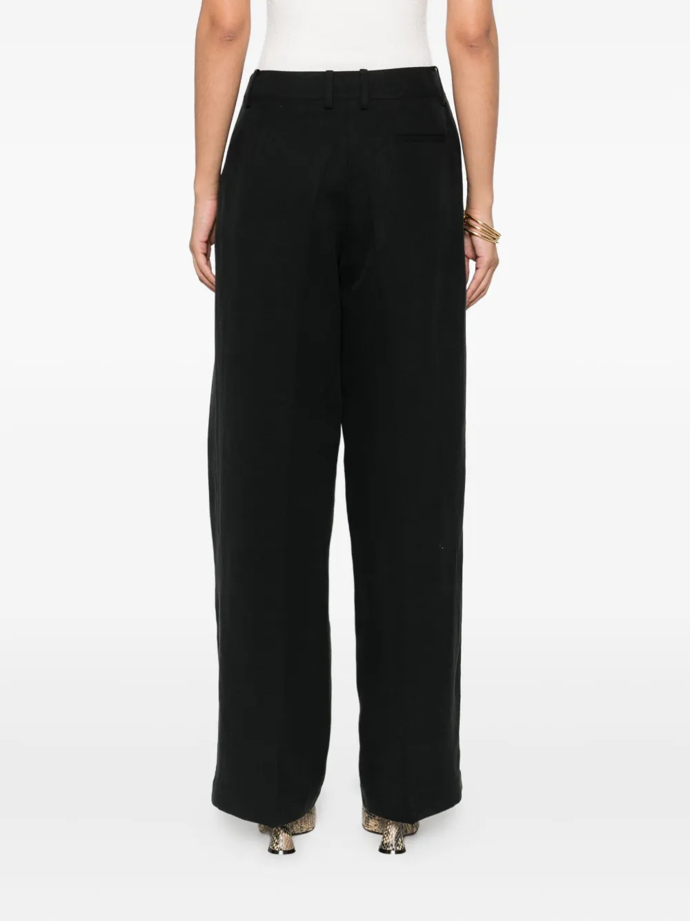 The Frankie Shop Daytona Trousers In Black