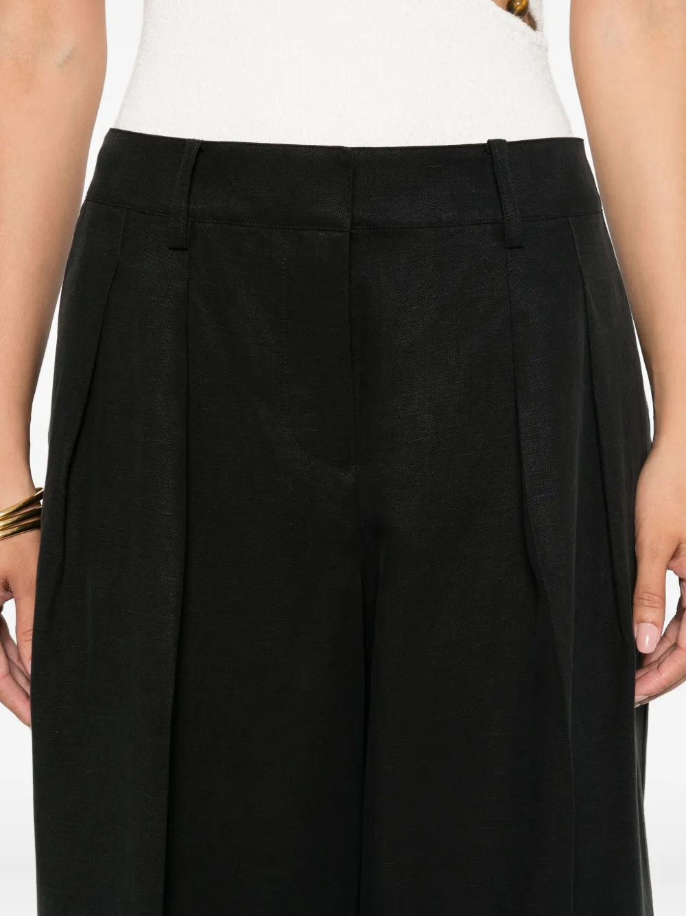 The Frankie Shop Daytona Trousers In Black