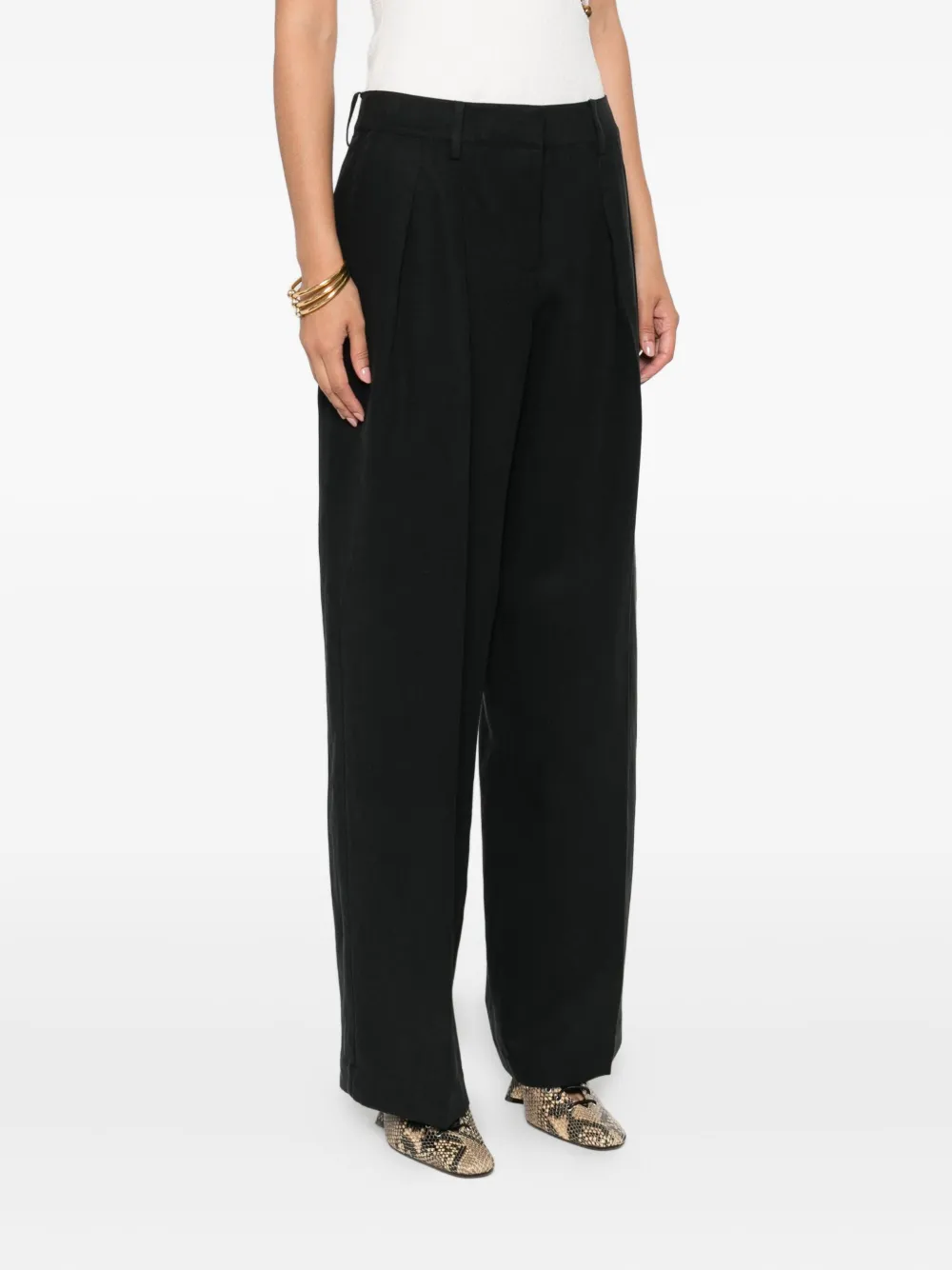 The Frankie Shop Daytona Trousers In Black