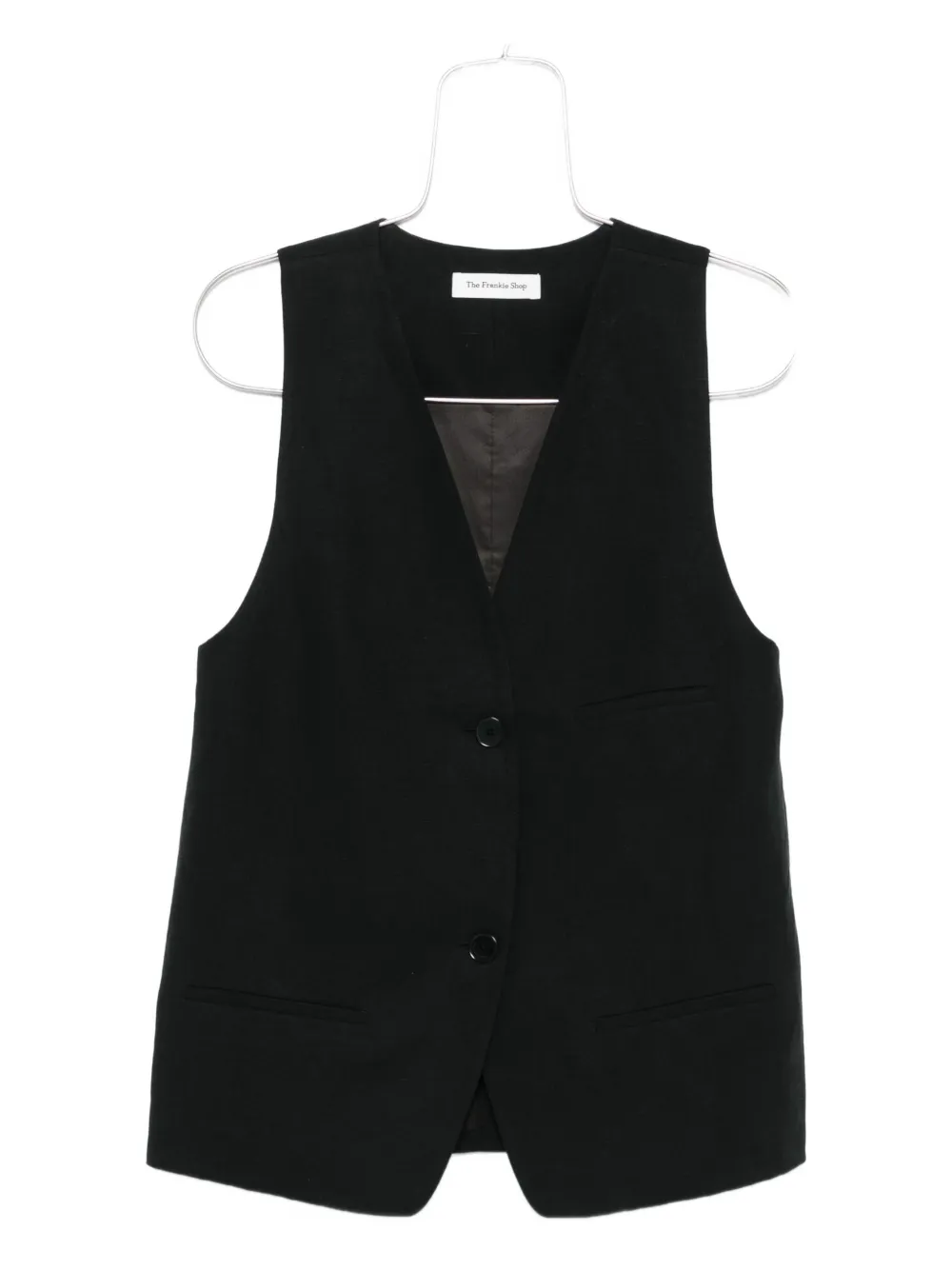 The Frankie Shop Melrose waistcoat | Black | Image 1