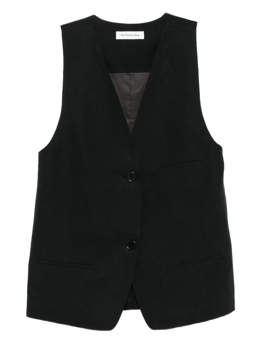 The Frankie Shop Melrose ベスト - ブラック The Frankie Shop Melrose ベスト - ブラック