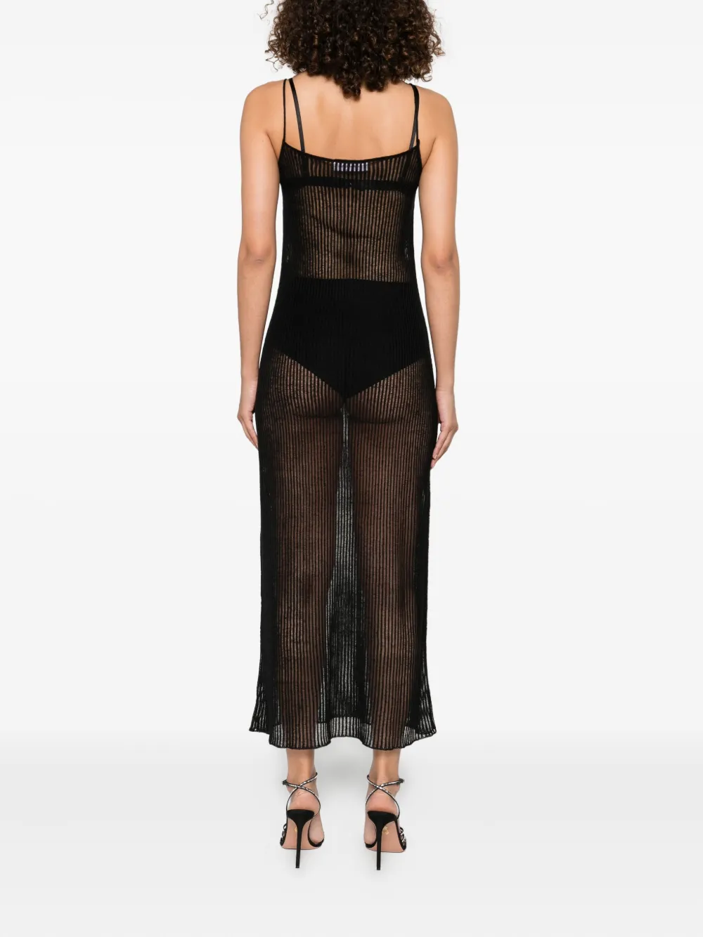 The Frankie Shop Sienna maxi-jurk Zwart