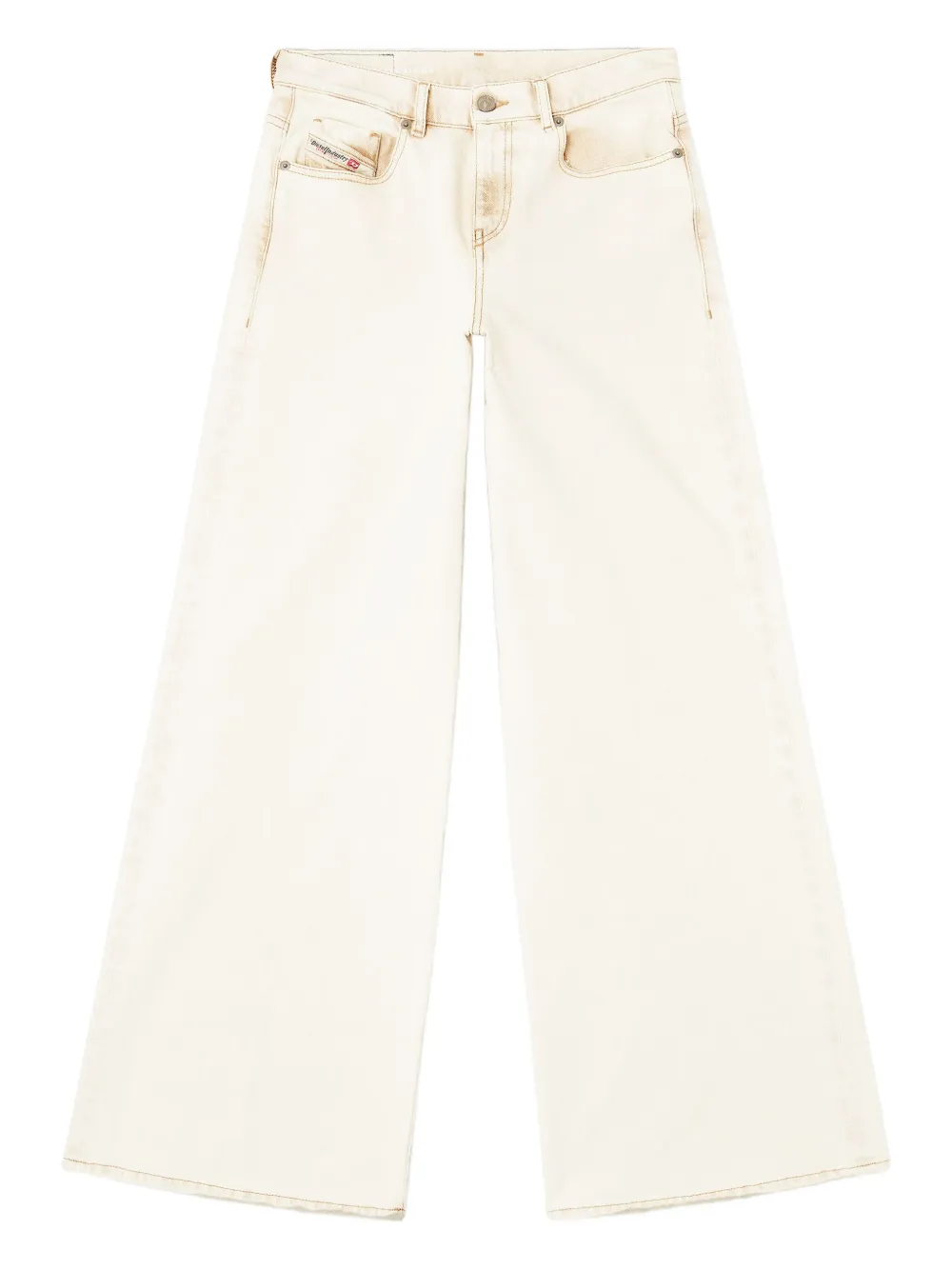 Diesel 1978 D-akemi 09m70 flared jeans Wit