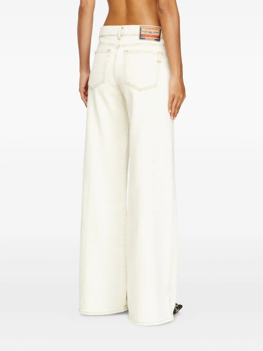 Diesel 1978 D-akemi 09m70 Flared Jeans In Neutral