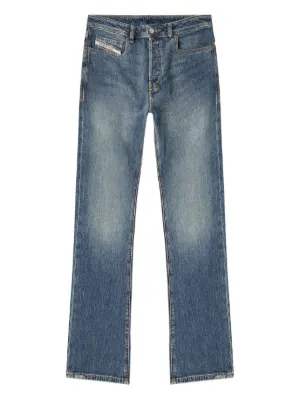 ⭐︎PABLO VINCI パッチワークブーツカットデニム　Lサイズ　美品 4768新品⭐️3L＊フェイクデニムのパッチワーク柄スパッツ
