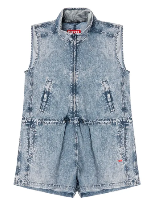 Combinaison en jean J-Annet à design sans manches - Diesel - Modalova