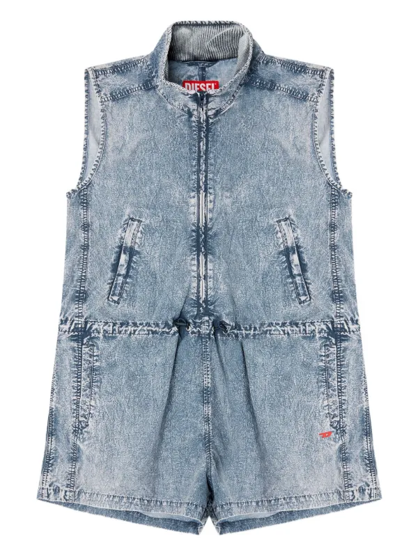 国内直営【DIESEL】J-ANNET ジャンプスーツ 送料込 Diesel J-Annet デニム ジャンプスーツ | ブルー | FARFETCH JP
