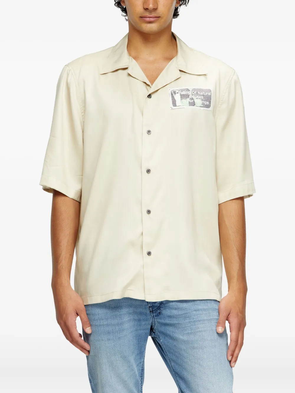 Diesel S-Brack-B-Epbr overhemd Beige