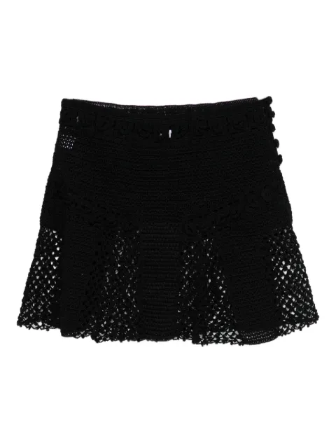 Judy Turner Floret crochet mini skirt