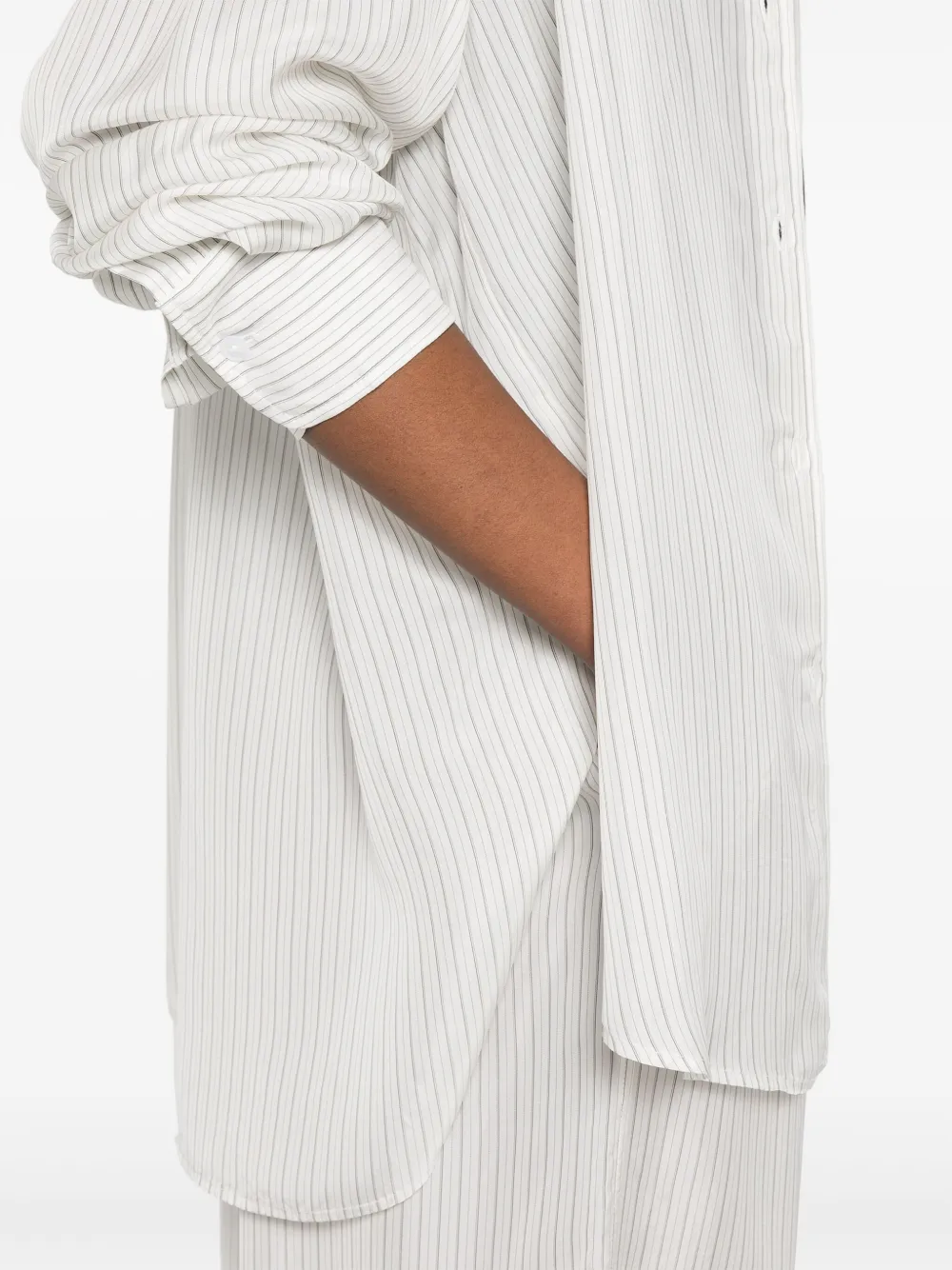 THE FRANKIE SHOP PERI STRIPED SHIRT