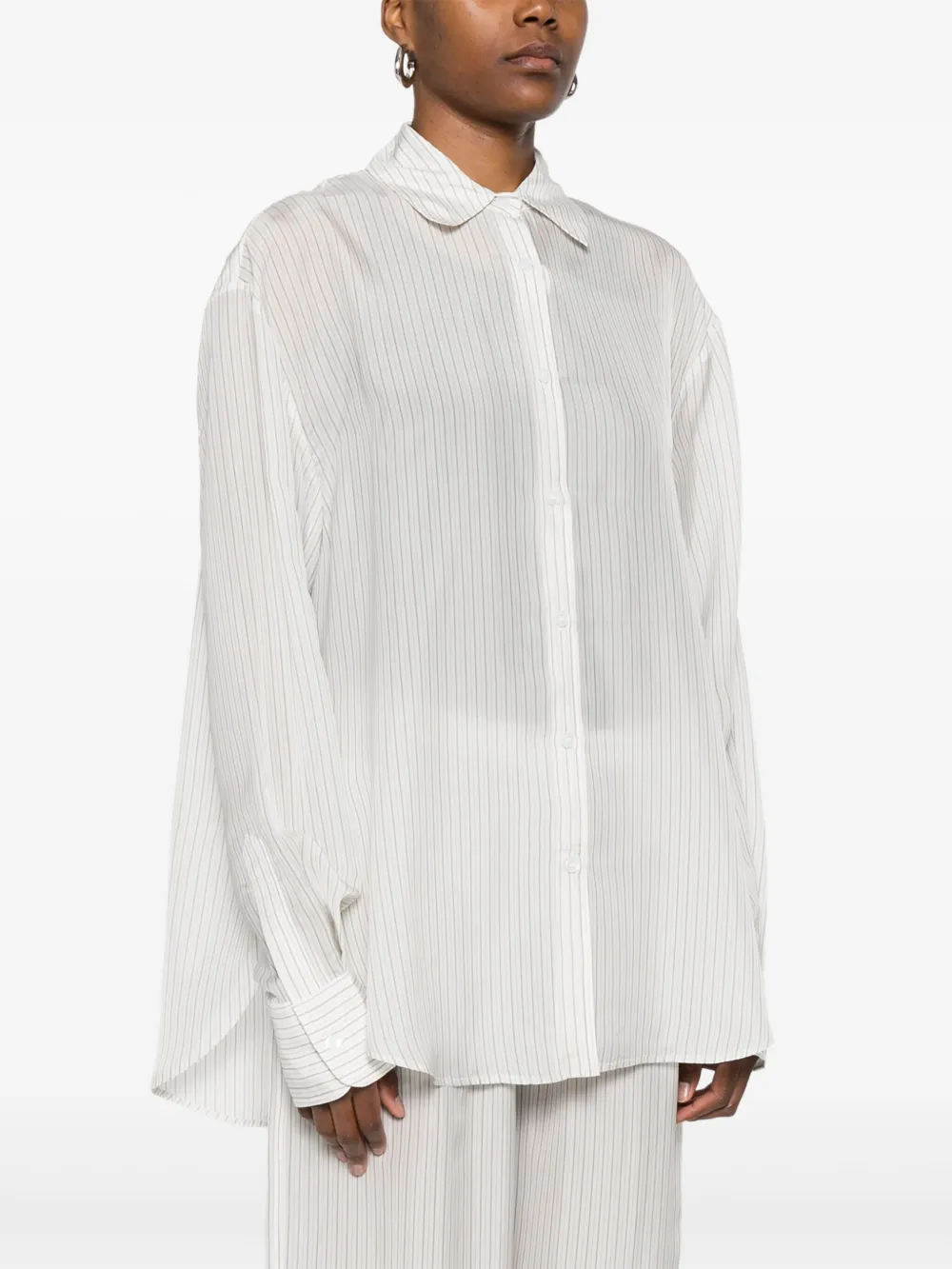 THE FRANKIE SHOP PERI STRIPED SHIRT