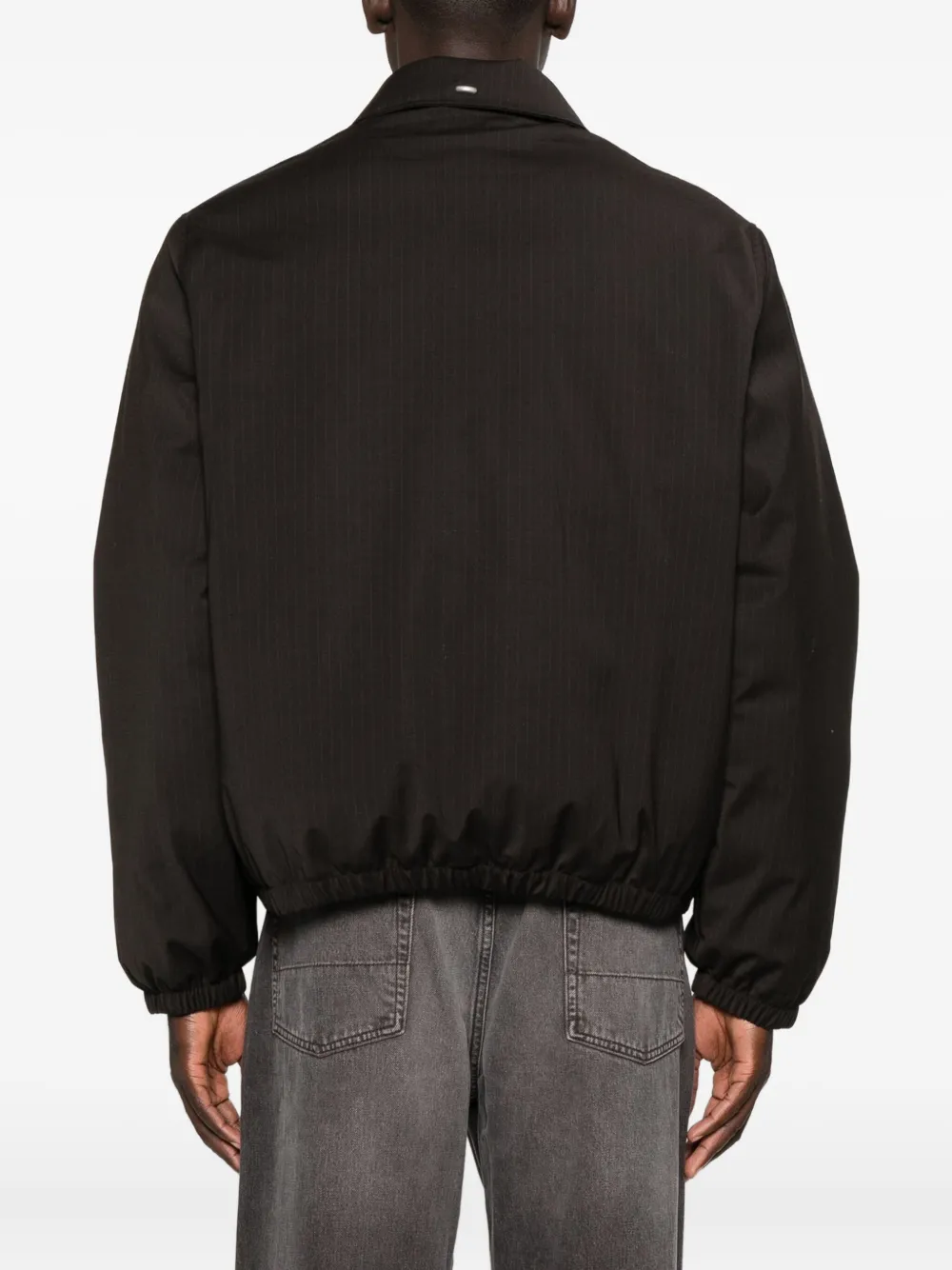 OUR LEGACY Churchill donsjack met krijtstreep Bruin