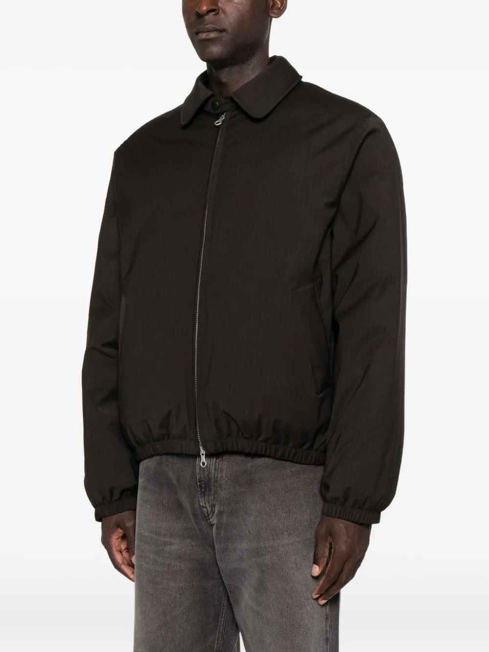 OUR LEGACY Churchill donsjack met krijtstreep Bruin