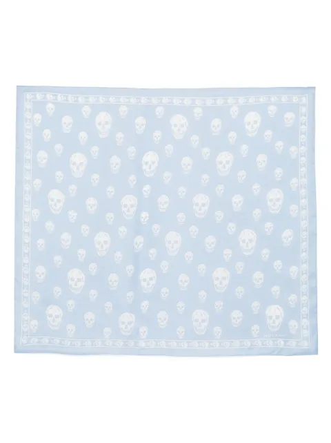 Alexander McQueen mascada con estampado Skull