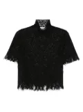 Alexander McQueen lace T-shirt - Black