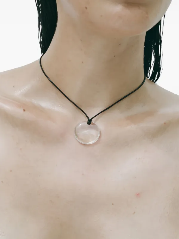 Sophie Buhai Full Moon Necklace in Black