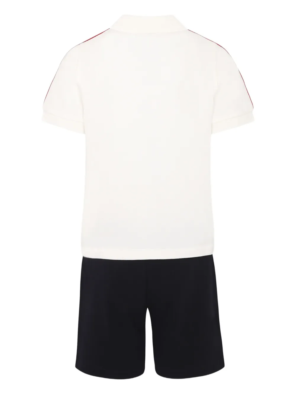 Moncler Enfant Conjunto camisa polo e short com patch de logo | Conjunto de shorts | Image 2