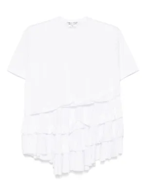 Sacai レイヤード Tシャツ | ホワイト | FARFETCH JP