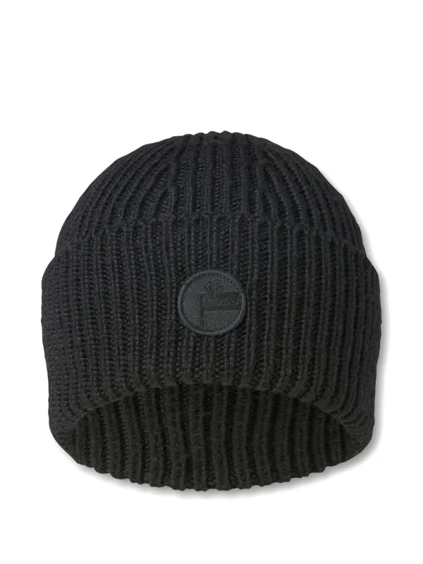 Fusalp Knit Beanie Hat in Black