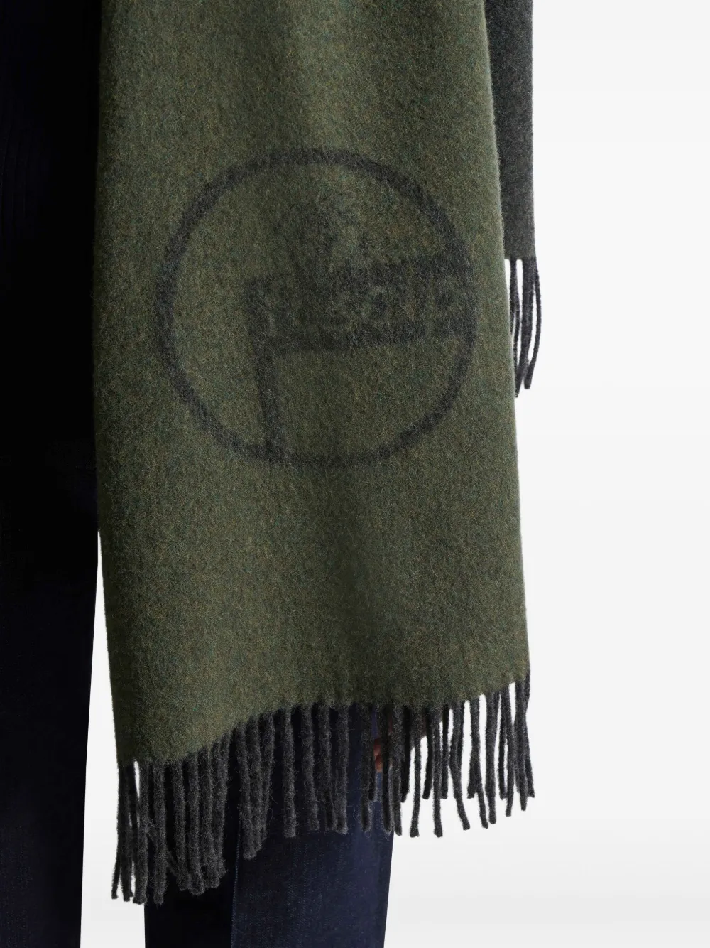 Fusalp Sjaal met jacquard Groen