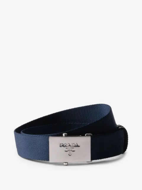 Prada logo-embossed belt