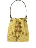 Miu Miu mini crochet bucket bag - Yellow