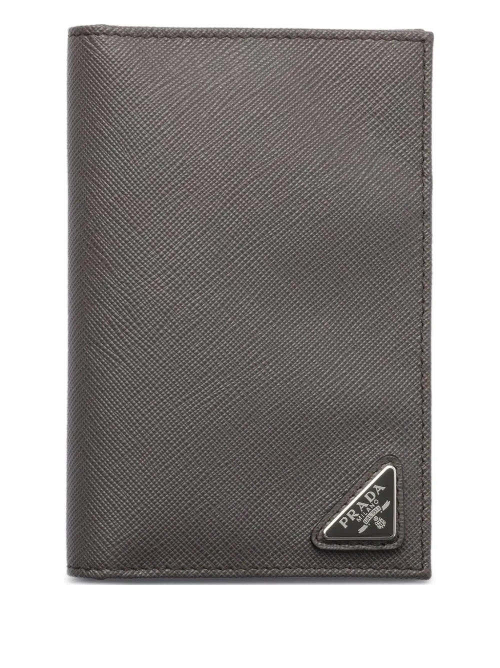 Prada Paspoorthoes van Saffiano leer Grijs