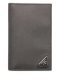 Prada Saffiano leather passport holder - Grey