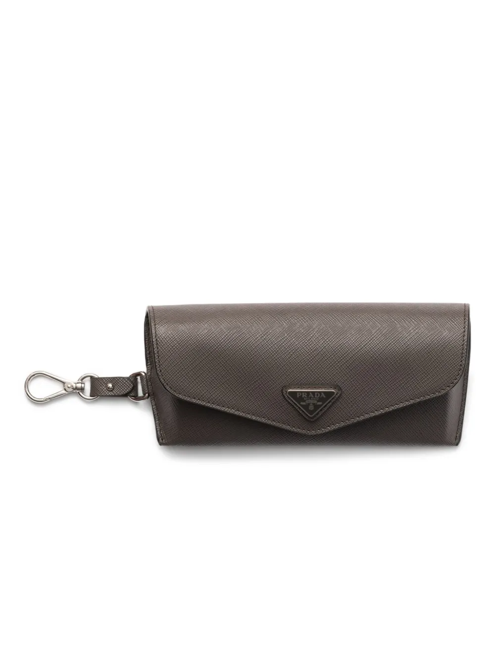 Prada Saffiano leren brillenhoes Grijs