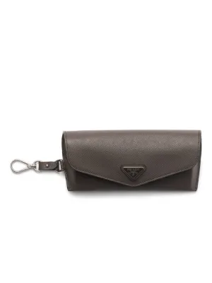 Auralee Leather Sunglasses Case | Black | FARFETCH HU