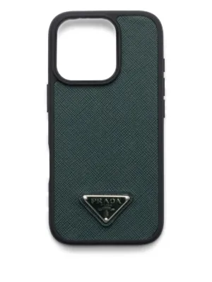 Prada レザー iPhone 17 Pro Max ケース | ブラック | FARFETCH JP