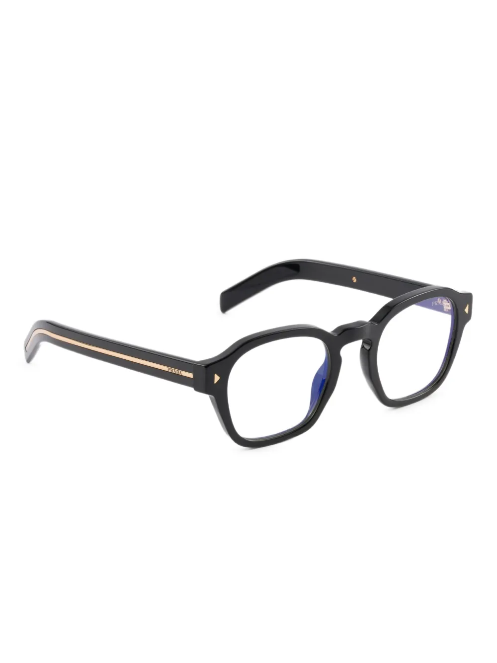 Prada Eyewear lunettes de vue à détails rayés | Image 2