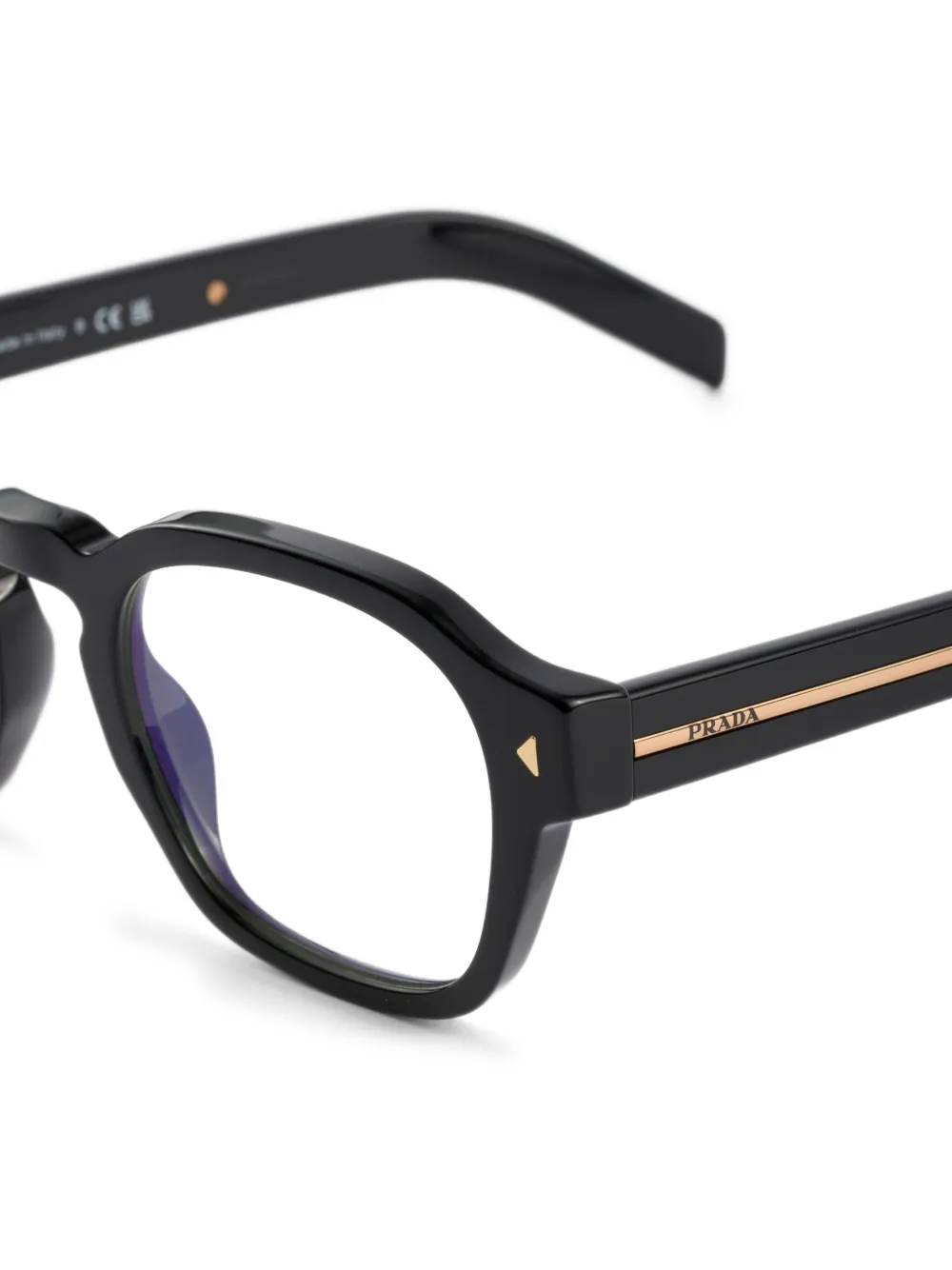 Prada Sunglasses With The Iconic Metal Plaque In Schwarz