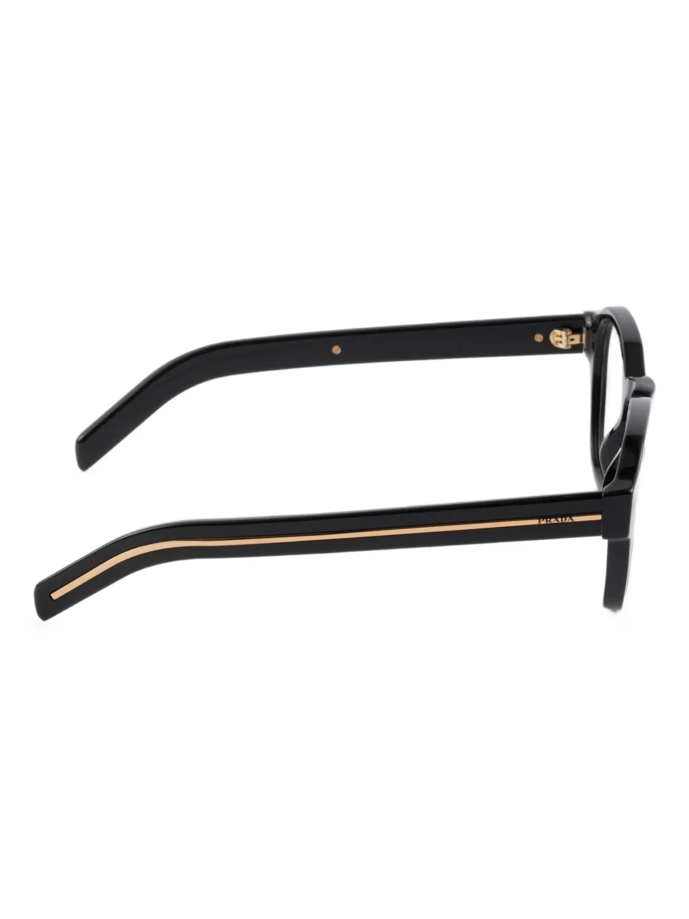 Prada Sunglasses With The Iconic Metal Plaque In Schwarz