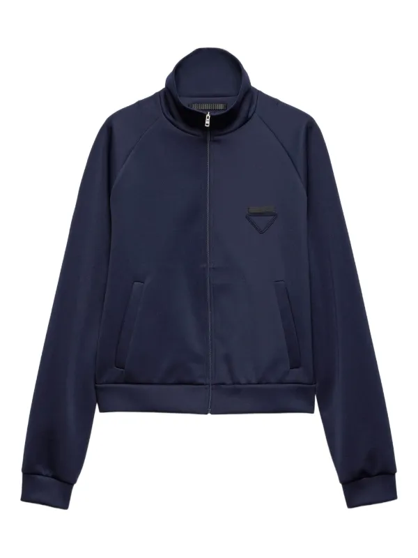 PRADA ジップアップスウェットシャツ Prada ジップアップ スウェットシャツ | グレー | FARFETCH JP
