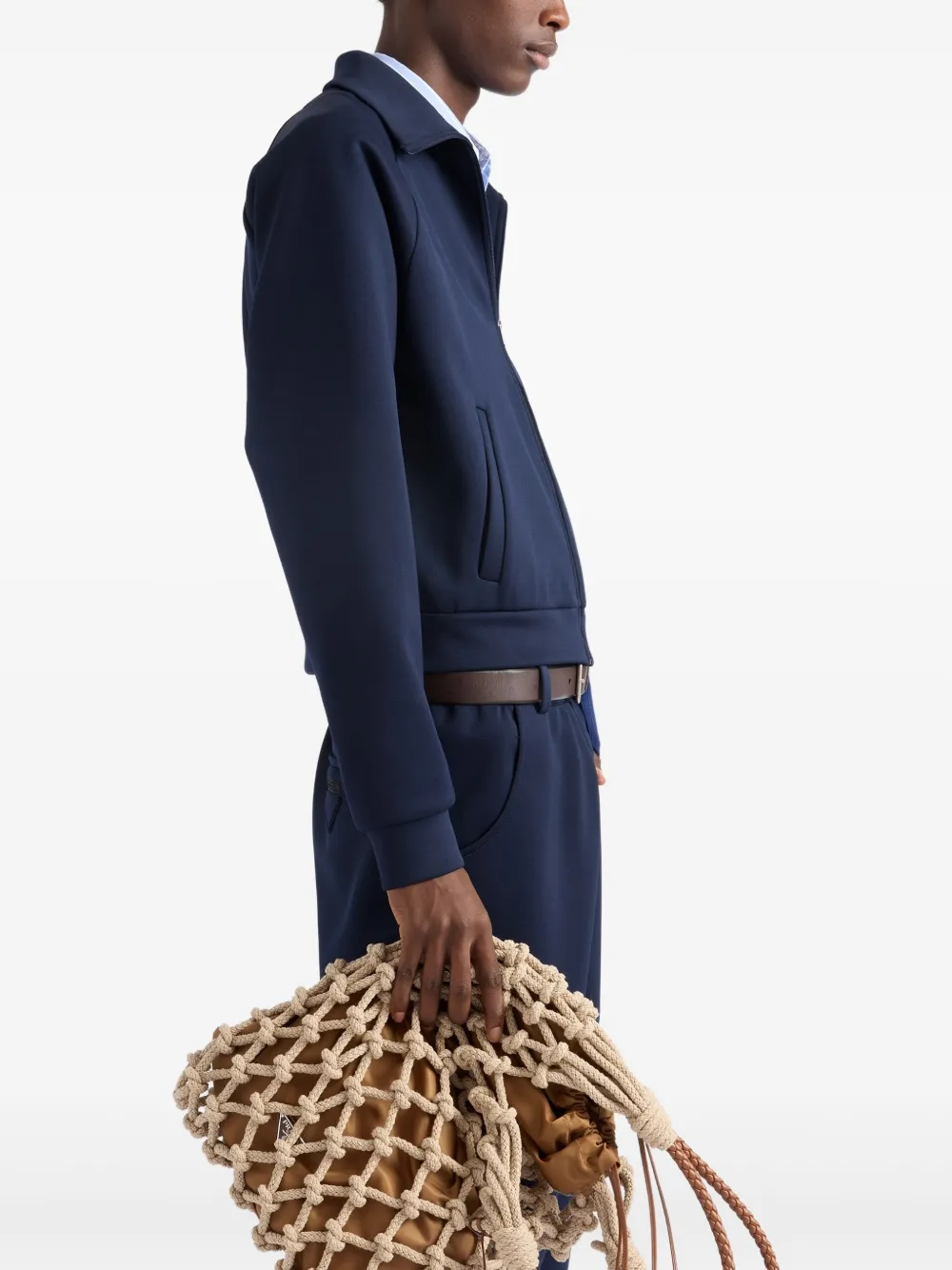 Prada Sweater met rits Blauw