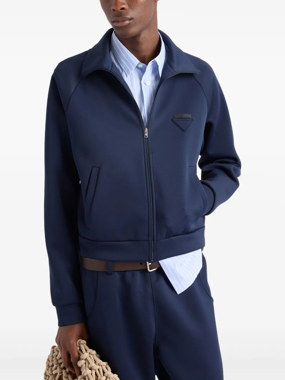 Prada Sweater met rits Blauw