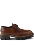 Prada chunky-sole lace-up Oxford shoes - Brown