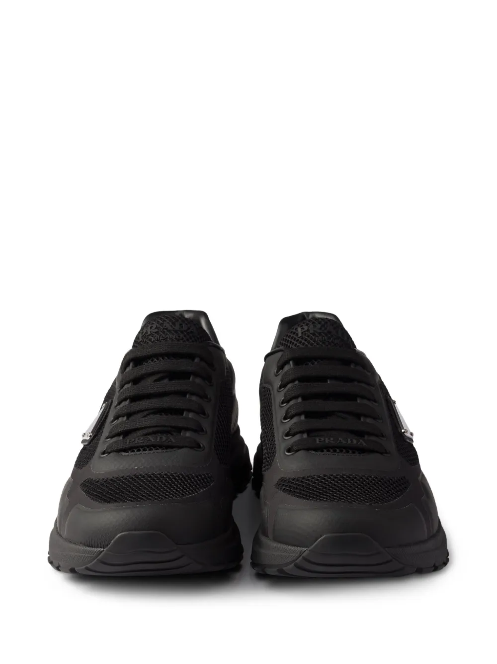 Prada Prax 2.0 mesh-panel sneakers Black