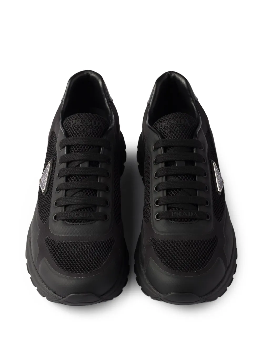 Prada Prax 2.0 mesh-panel sneakers Black