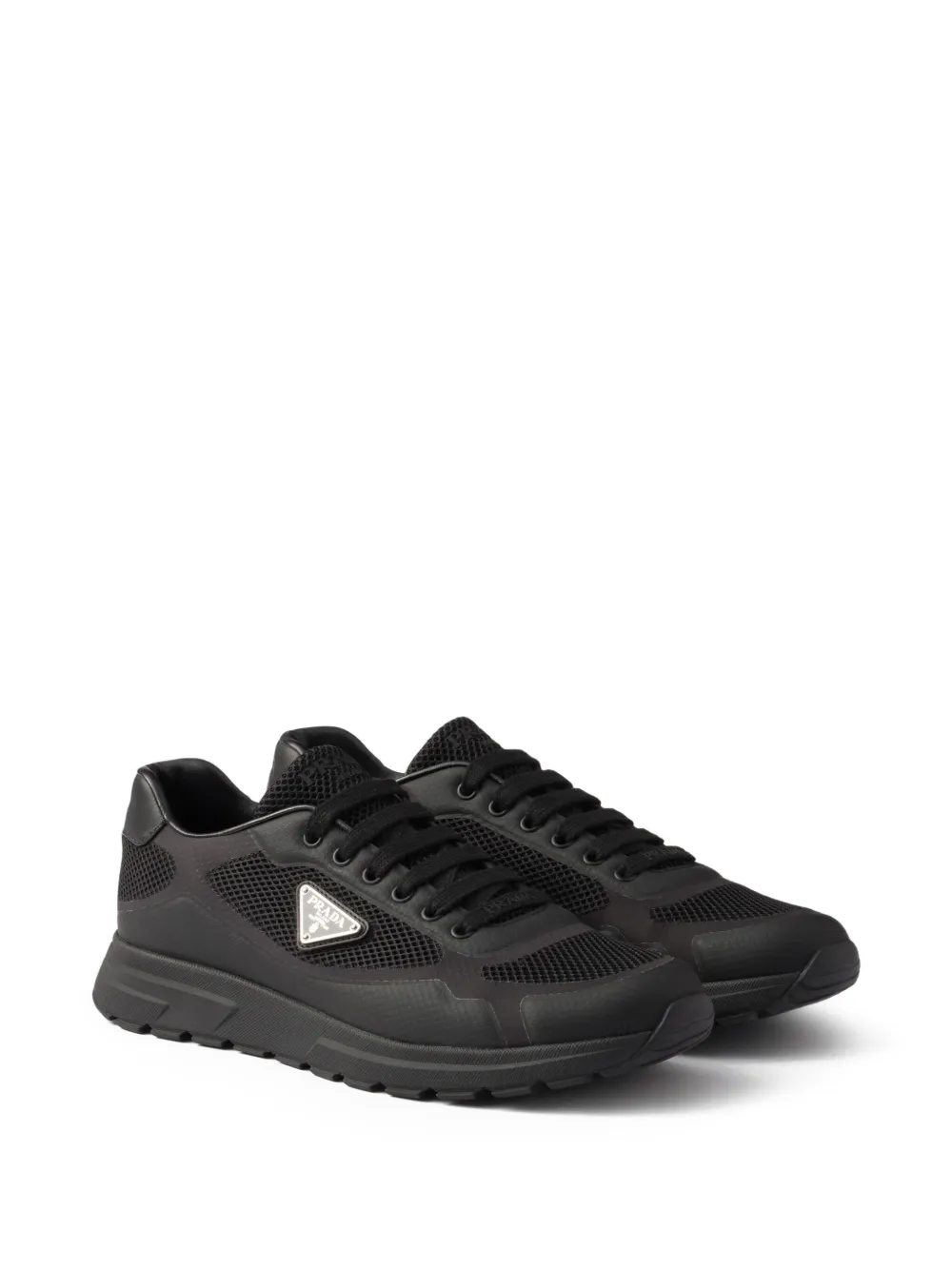 Prada Prax 2.0 mesh-panel sneakers Black