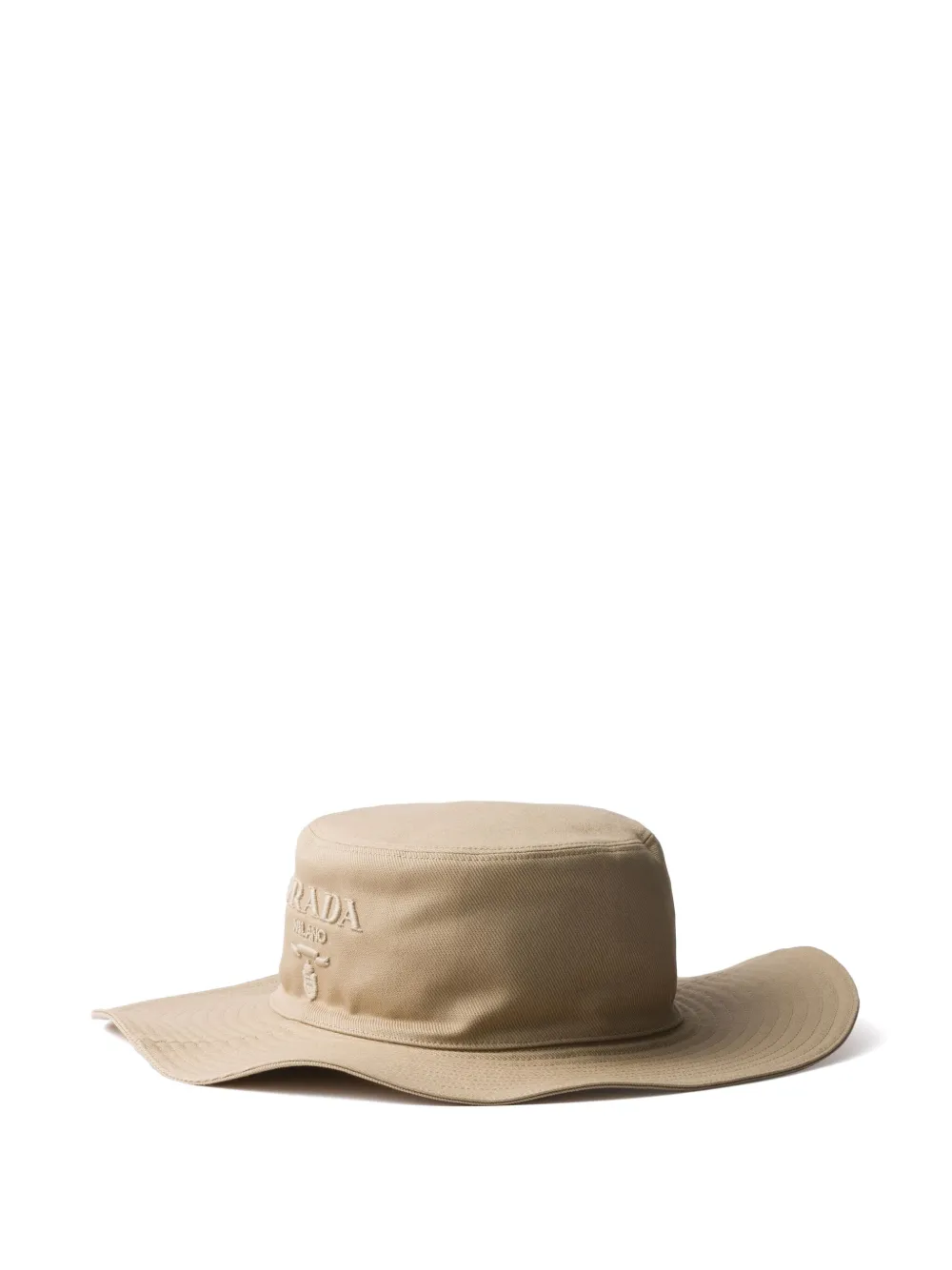 Prada logo-print bucket hat | Neutrals | Image 1
