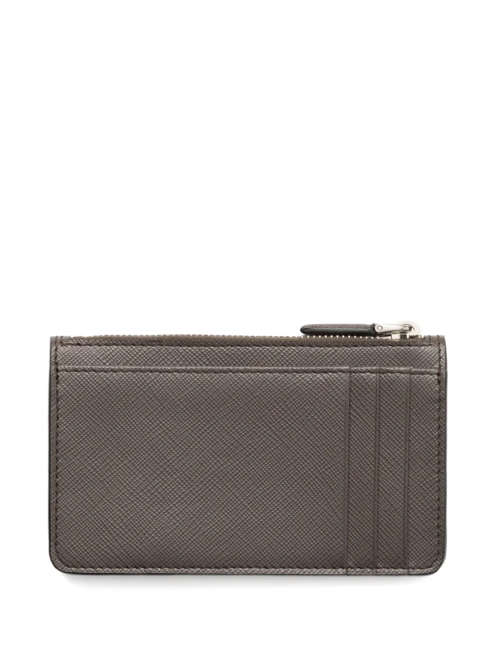 Prada Saffiano leren portemonnee Grijs