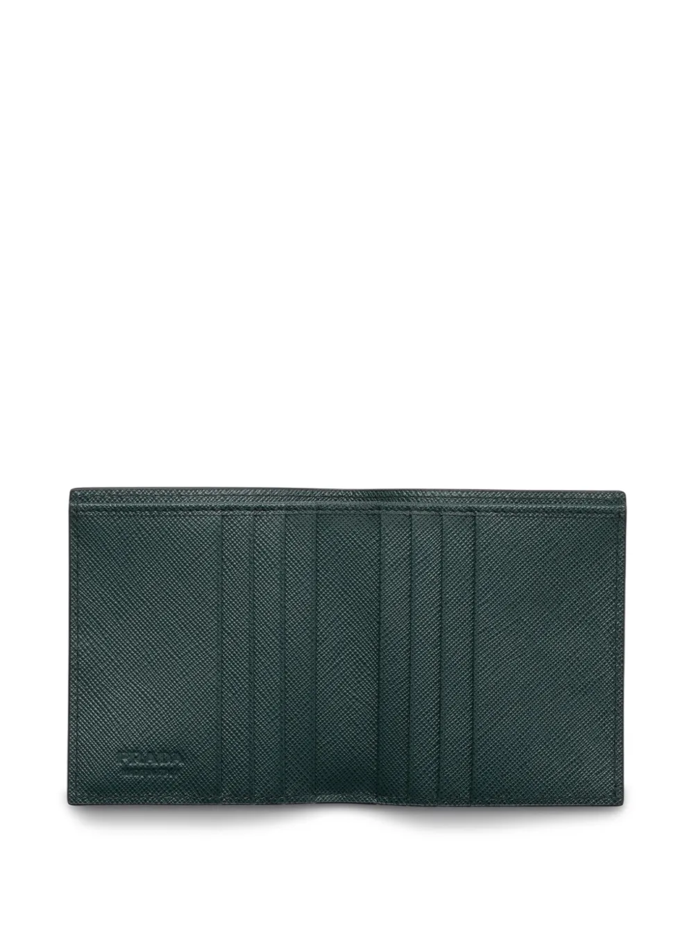 Prada Portemonnee van saffiano leer Groen