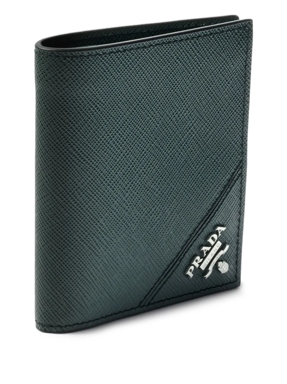 Prada Portemonnee van saffiano leer Groen