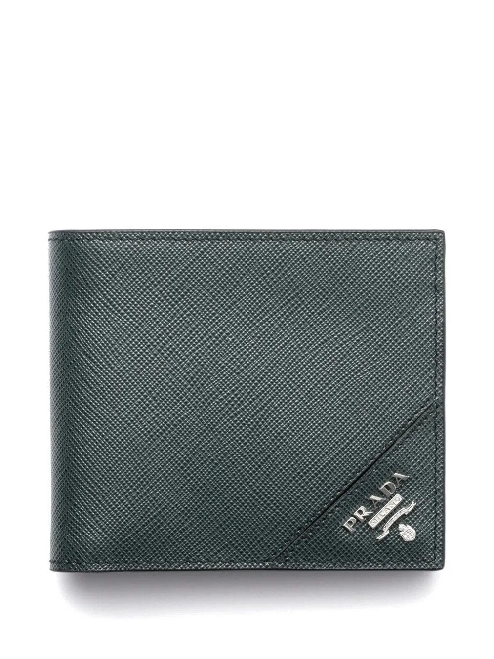 Prada Portemonnee van saffiano leer Groen