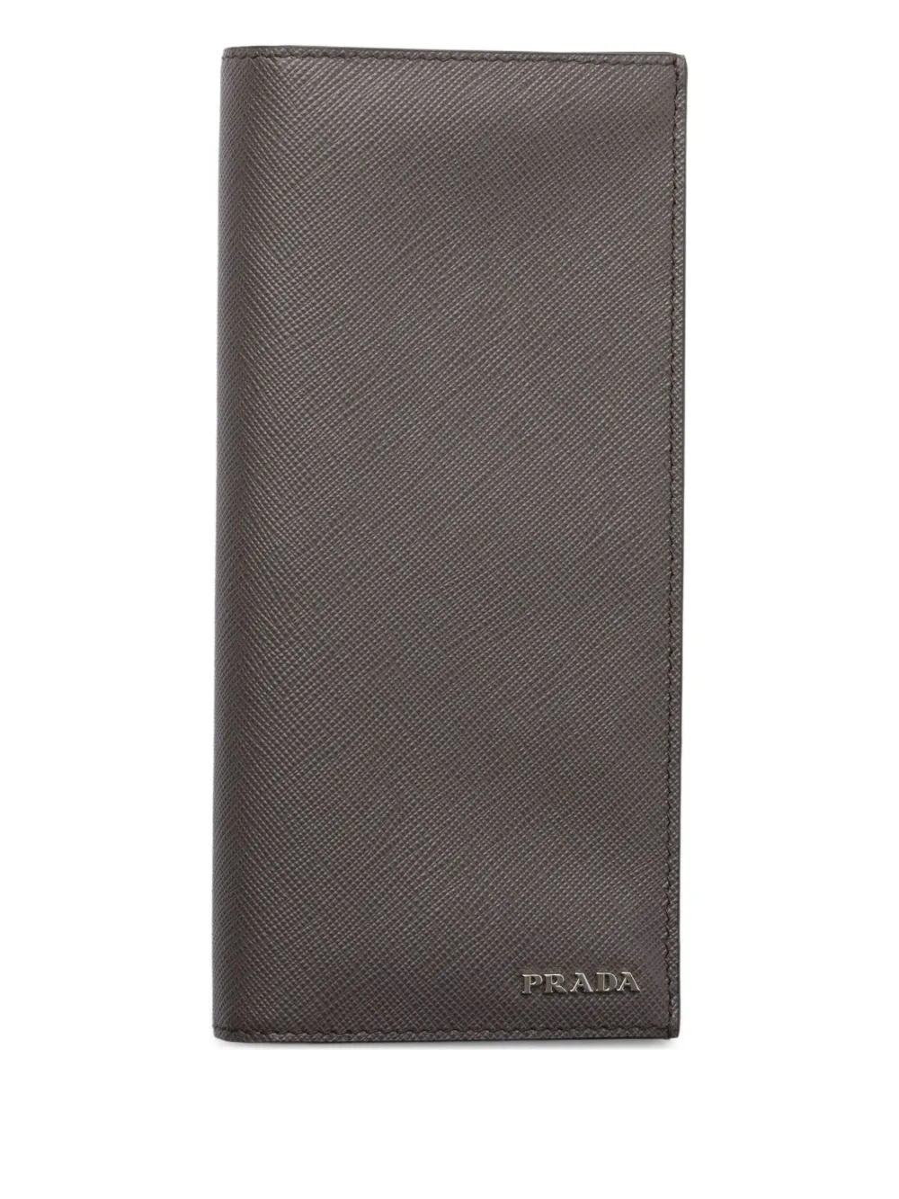 Prada Portemonnee van Saffiano leer Grijs